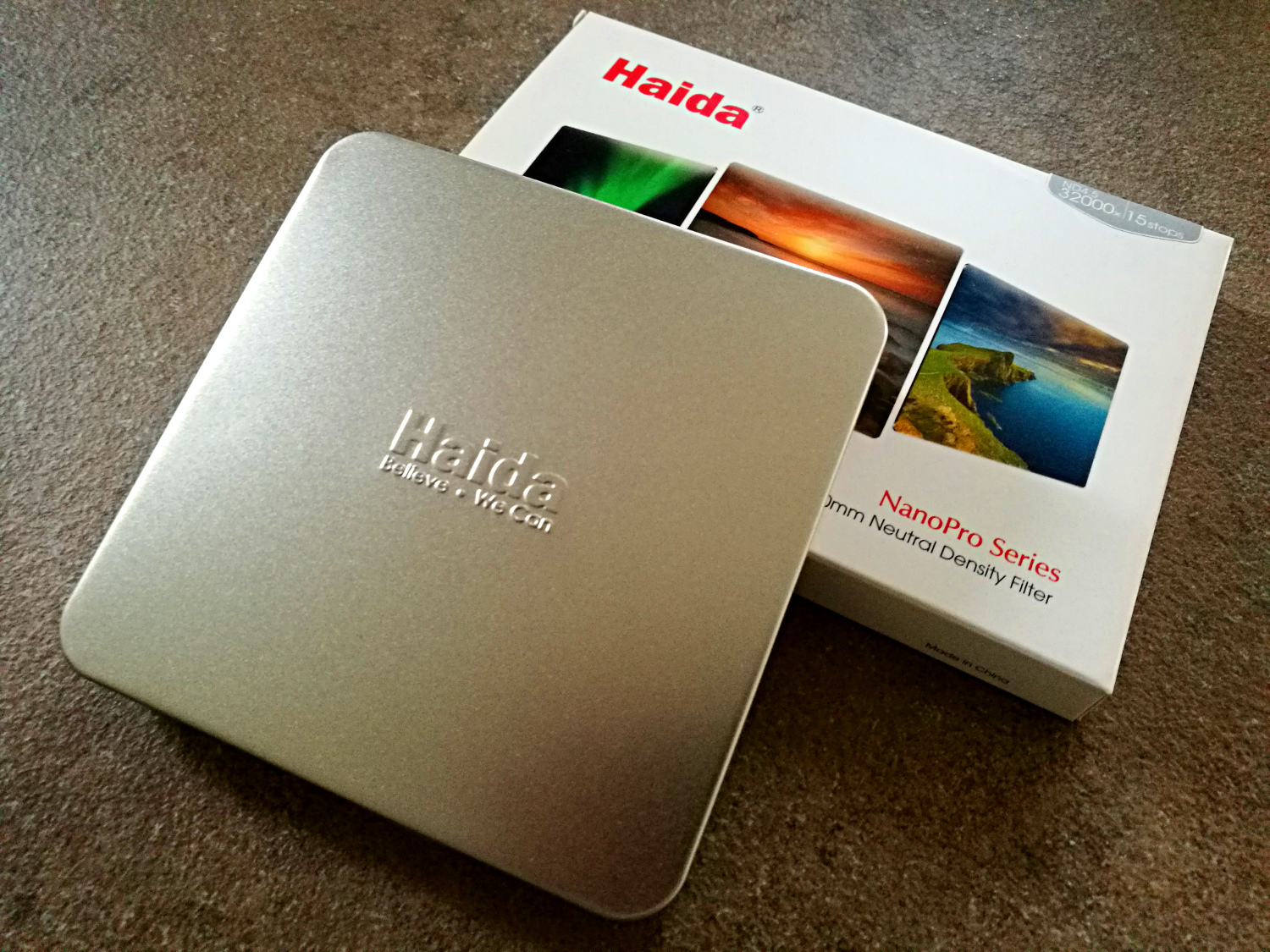 Haida ND4.5 external box and metal case