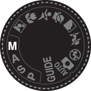 Manual mode dial