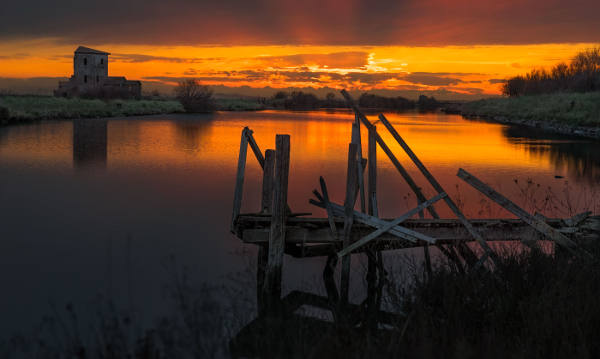 Comacchio lagoon with samyang 85mm