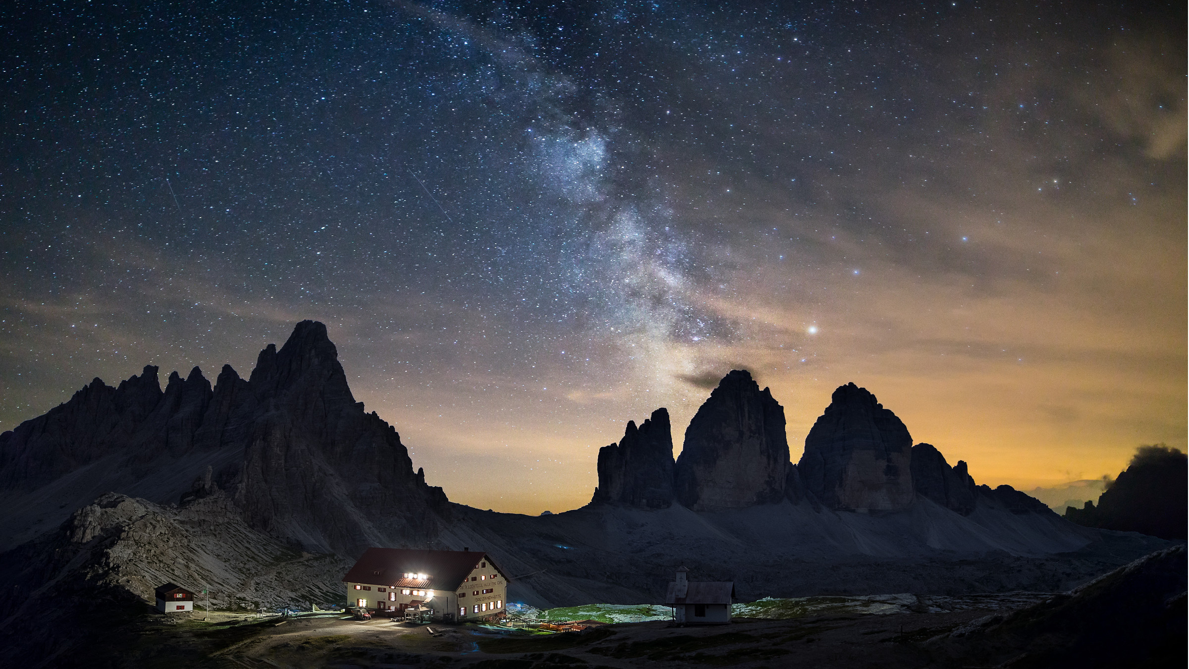 Nightscape tre cime lavaredo